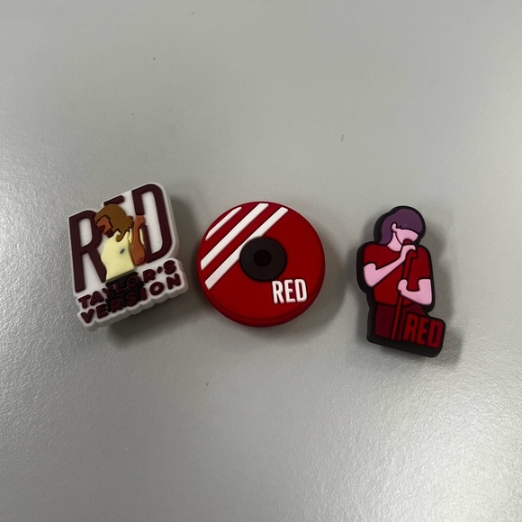 Taylor Swift Shoe Charms for Crocs - 3 pack - Picture 1 of 2